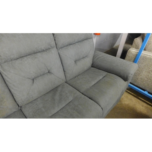 1431 - Justin Grey Three Seater Power Recliner sofa(KM.C012), original RRP £783.33 + VAT (4191-26) * This l... 