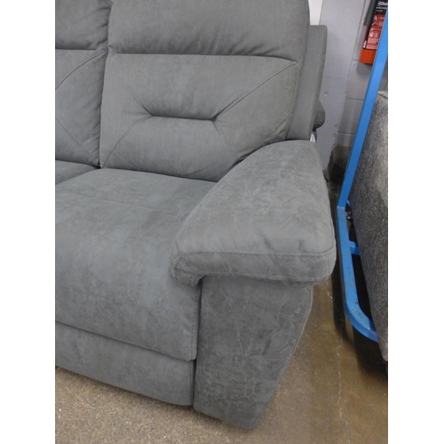 1432 - Justin Grey Two Seater Power Recliner (KM.012), original RRP £708.33 + VAT (4191-25) * This lot is s... 