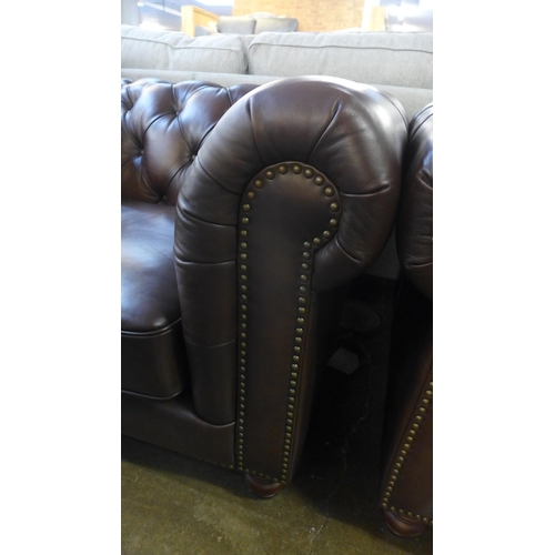 1436 - Allington Brown Leather Chair, original RRP £958.33 + VAT (4191-20) * This lot is subject to VAT