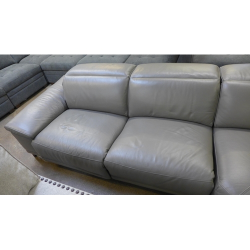 1455 - Kuka Rachel Winter RHF Sectional Sofa, original RRP £1999.99 + VAT - damaged recliner section (4191-... 