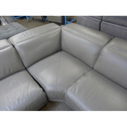 1455 - Kuka Rachel Winter RHF Sectional Sofa, original RRP £1999.99 + VAT - damaged recliner section (4191-... 