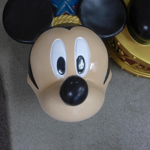 1505 - Disney 5ft Mickey Nutcracker, original RRP £666.66 + VAT head needs reattaching and missing power ca... 