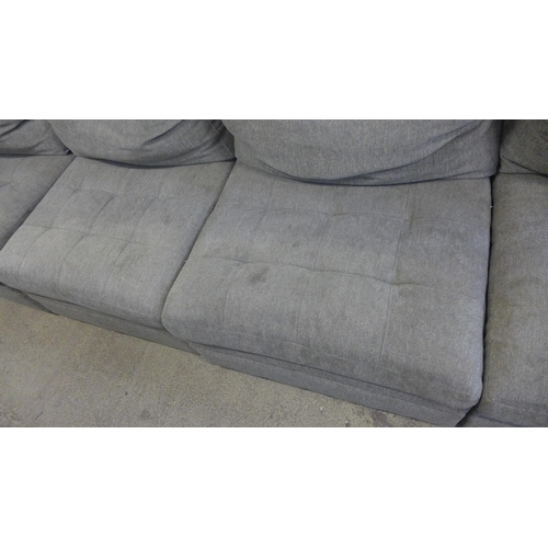 1517 - Tisdale Six Piece Light Grey Modular Sectional Sofa, original RRP £1166.66 + VAT - worn (4191-28) * ... 