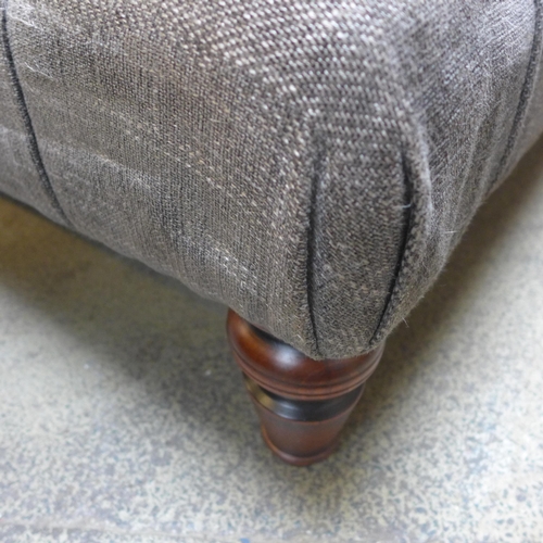 1521 - A John Lewis large Chesterfield style footstool