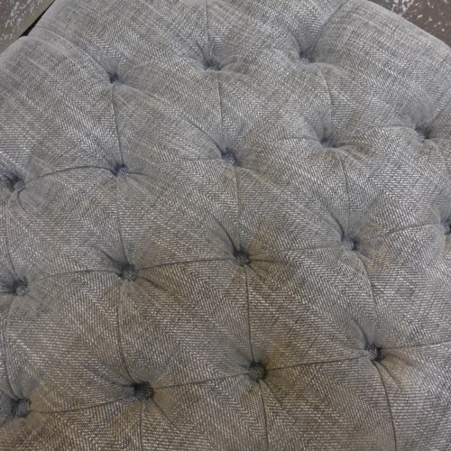 1521 - A John Lewis large Chesterfield style footstool