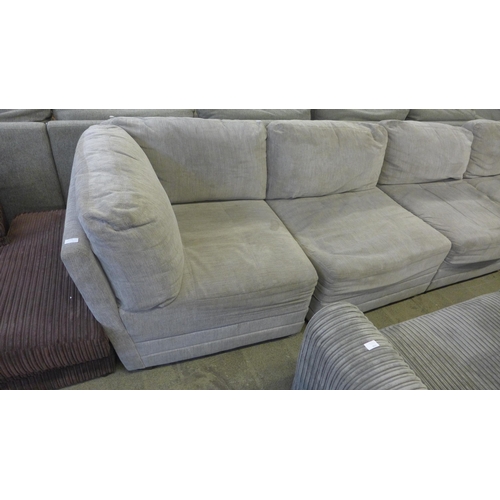 1529 - Six Piece Mstar Fabric Sectional Sofa, original RRP £999.91 + VAT (4190-21/903) - worn* This lot is ... 