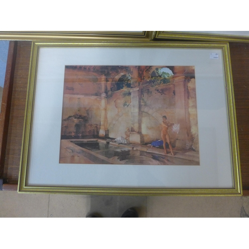 304 - Three Sir William Russell Flint prints, framed