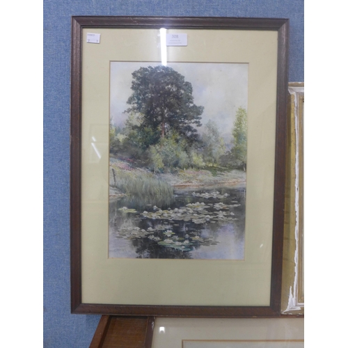 308 - Three assorted 19th Century English School watercolours