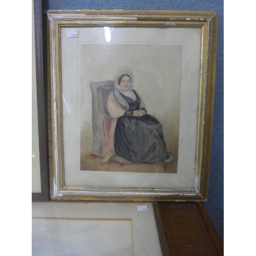 308 - Three assorted 19th Century English School watercolours