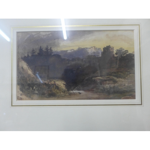 313 - William Fleetwood Varley (1785-1856), landscape, watercolour, unsigned, framed