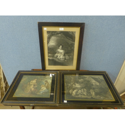 315 - Three assorted 19th Century prints