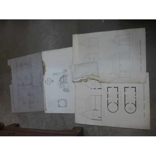 330 - A large quantity of design plans, etc., a/f