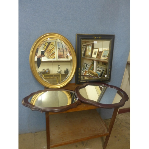 340 - Three display cases and various assorted picture frames