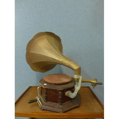 381 - An H.M.V. table top gramophone