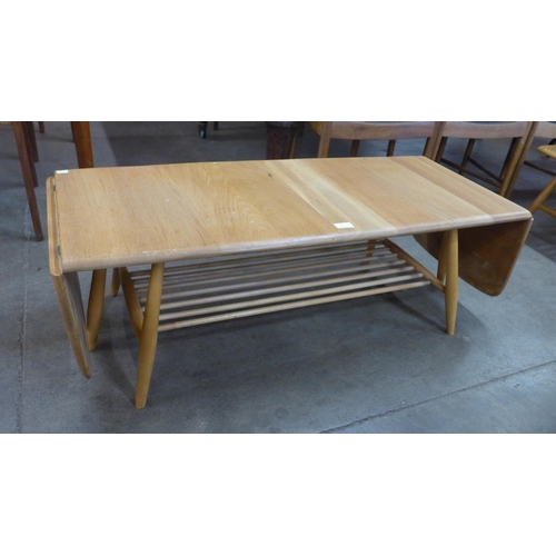 5 - An Ercol Blonde ash 456 model Windsor extending coffee table