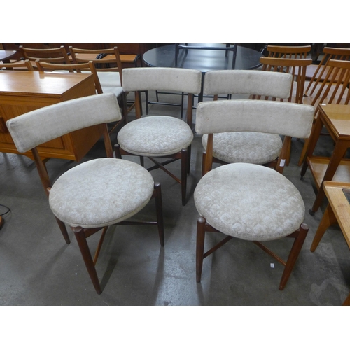 66 - A set of four G-Plan Fresco teak dining chairs