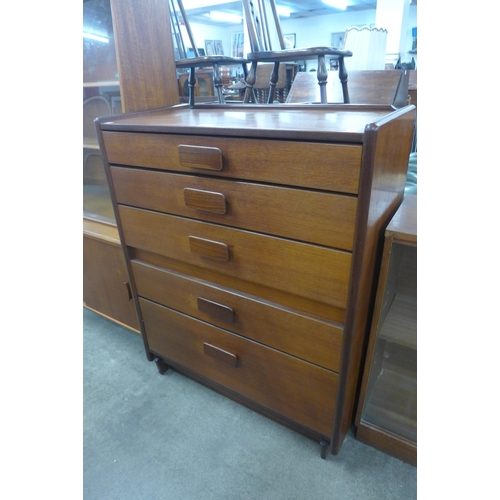 81 - A White & Newton teak chest of drawers