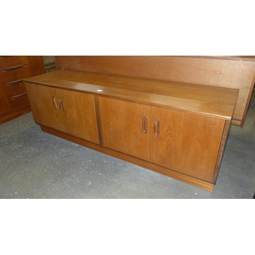 95 - A G-Plan Fresco teak four door lowboard