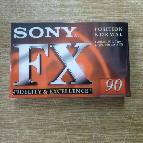 2080 - A box of approx. Fifty Sony FX blank cassette tapes