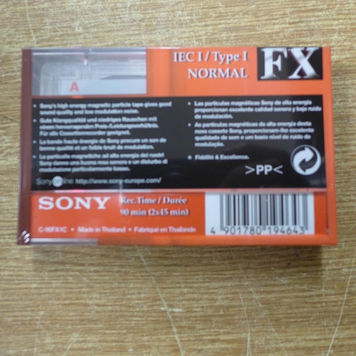 2080 - A box of approx. Fifty Sony FX blank cassette tapes