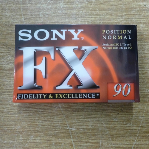 2081 - A box of approx. Fifty Sony FX blank cassette tapes