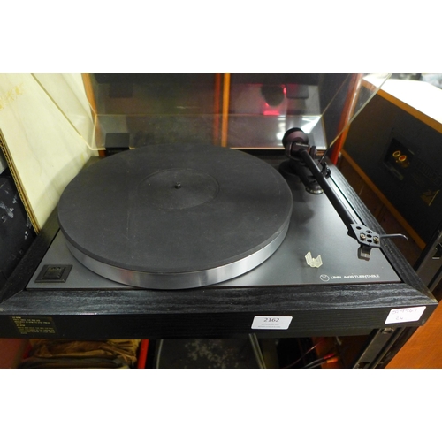 2162 - A Linn Axis turntable and pair of speakers