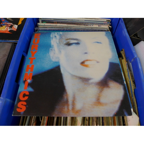 2220 - A large quantity of LP records including rock, pop and classical, etc.