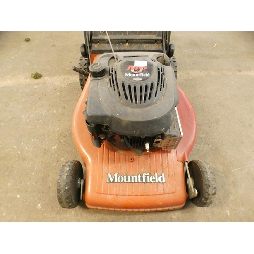 2349 - A Mountfield M6-PD petrol self-propelled lawn mower with collector - W