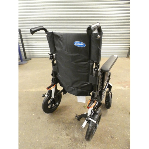 2353 - An Invacare Action 2NG small wheeled wheelchair (no footrests)