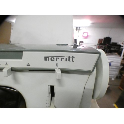 2495 - A Merritt MOB801 electric sewing machine in case