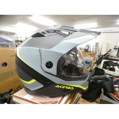 2501 - An Acerbid motocross style motorbike  helmet