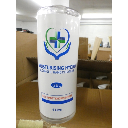 2508 - A box of 16 x 1 litre Moisturizing Hydro Alcoholic Hand Cleaner