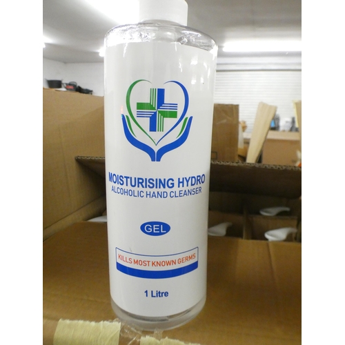 2509 - A box of 16 x 1 litre Moisturizing Hydro Alcoholic Hand Cleaner