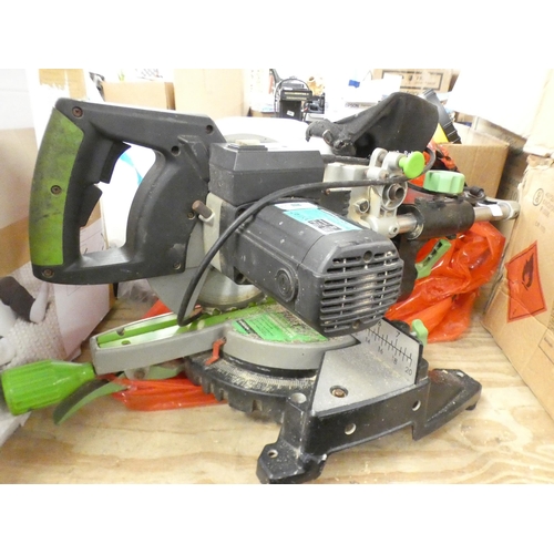 2512 - A Evolution Fury3  240v sliding compound mitre  saw