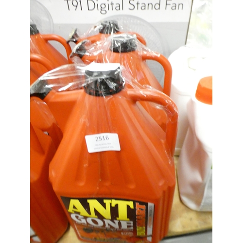 2516 - 3 x 5ltr of Ant Gone - unused