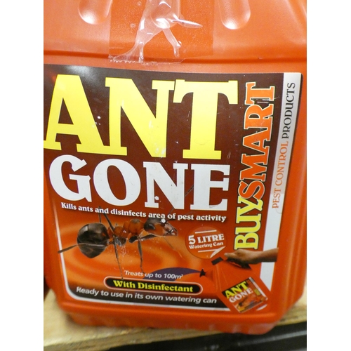 2516 - 3 x 5ltr of Ant Gone - unused