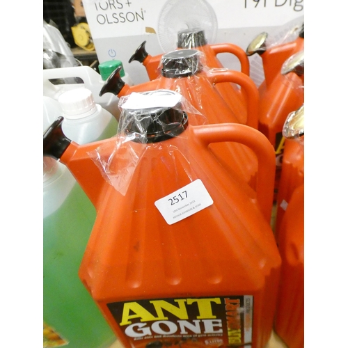 2517 - 3 x 5ltr of Ant Gone - unused