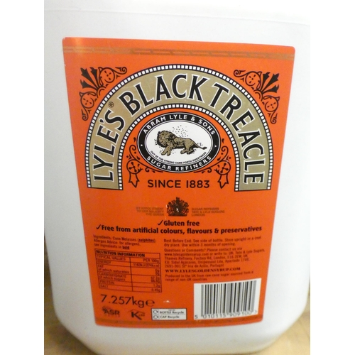 2520 - 2 x 7.25kg Lyle's black treacle - unused