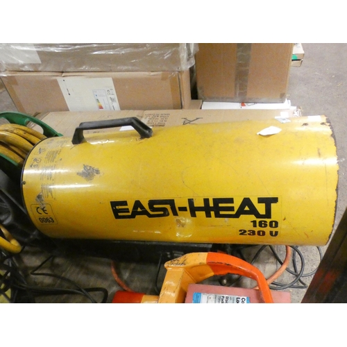 2537 - An Easi-Heat 240v and gas(160/230U) work shop heater