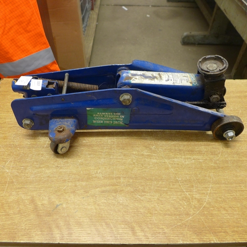 2007 - A blue Draper trolley jack - W