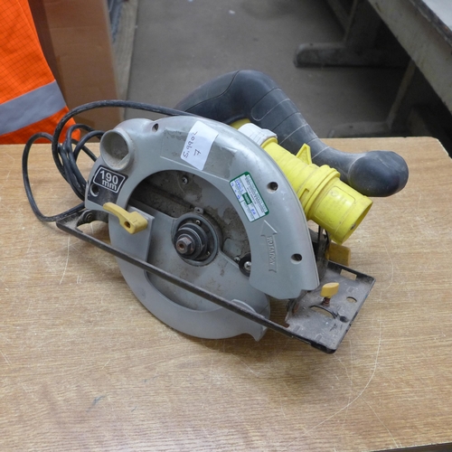 2008 - A 1050w 190mm 110v power saw