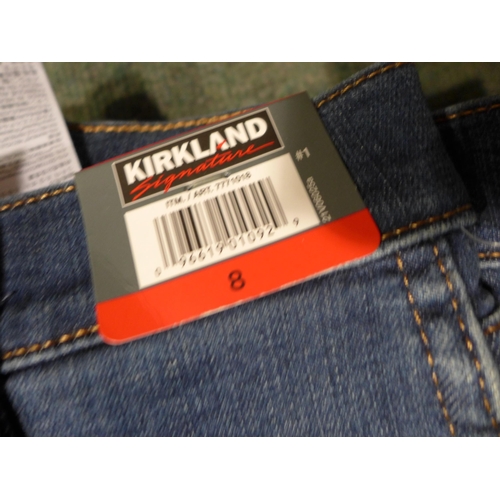 3282 - Seven pairs of women's Kirkland Signature jeans - mix size/colour * this lot is subject to VAT