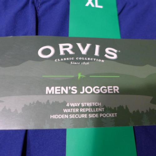 3286 - Quantity of men's Orvis blue joggers - mainly size XL * this lot is subject to VAT