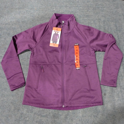 3291 - Quantity of women's Kirkland Signature purple zip-up fleeces - Mainly Size: M *This Lot is Subject t... 