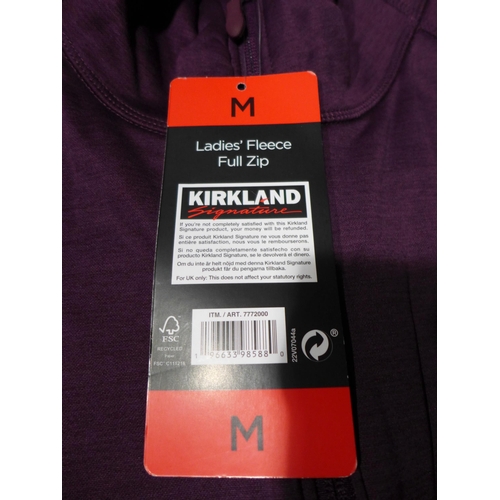 3291 - Quantity of women's Kirkland Signature purple zip-up fleeces - Mainly Size: M *This Lot is Subject t... 