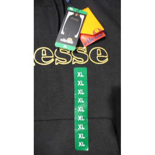 3299 - Five women's black Ellesse hoodies - size XL * this lot is subject to VAT