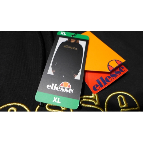 3299 - Five women's black Ellesse hoodies - size XL * this lot is subject to VAT