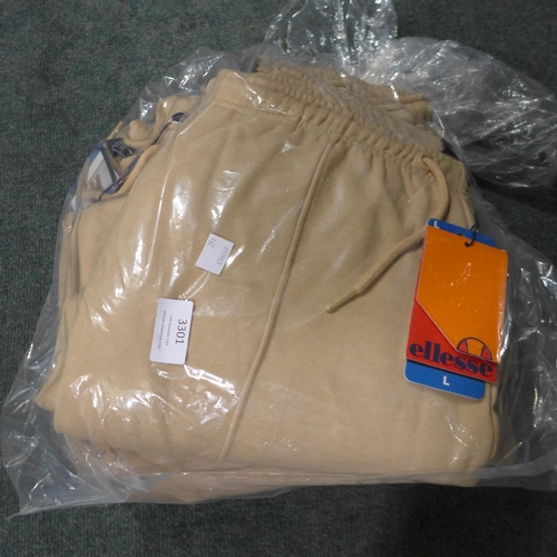 3301 - Six pairs of women's beige Ellesse joggers - size L * this lot is subject to VAT