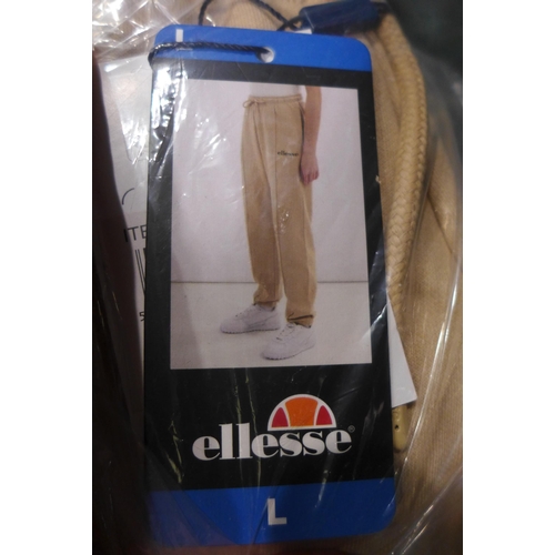 3301 - Six pairs of women's beige Ellesse joggers - size L * this lot is subject to VAT