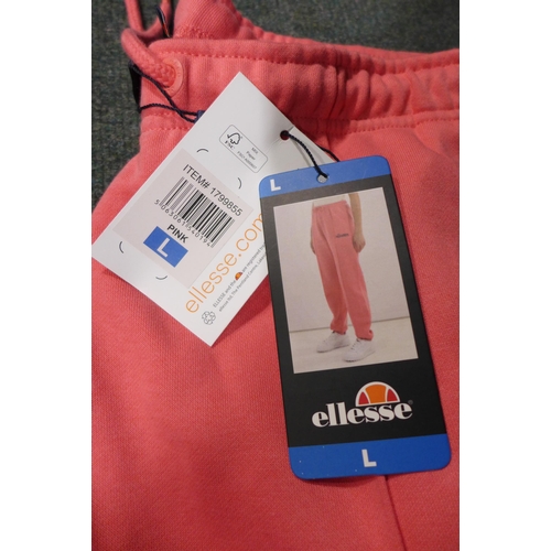 3302 - Six pairs of women's pink Ellesse joggers - size L * this lot is subject to VAT